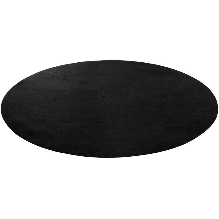 Mangoholz Esstisch Sydney oval mit Spider-Gestell