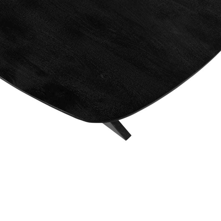 Mangoholz Esstisch Luxemburg dänisch oval mit Spider-Gestell