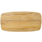 Mangoholz Esstisch Wien dänisch oval mit Spider-Gestell